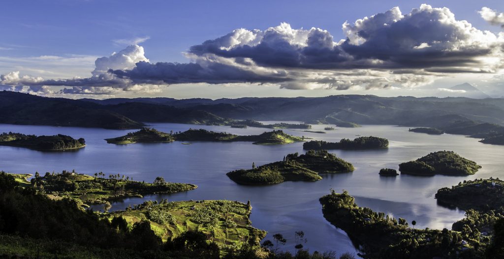 Lake Bunyonyi in Uganda