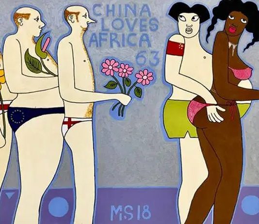A Kenyan Painter’s Art Questions China’s Deepening Reach in Africa China Loves Africa
