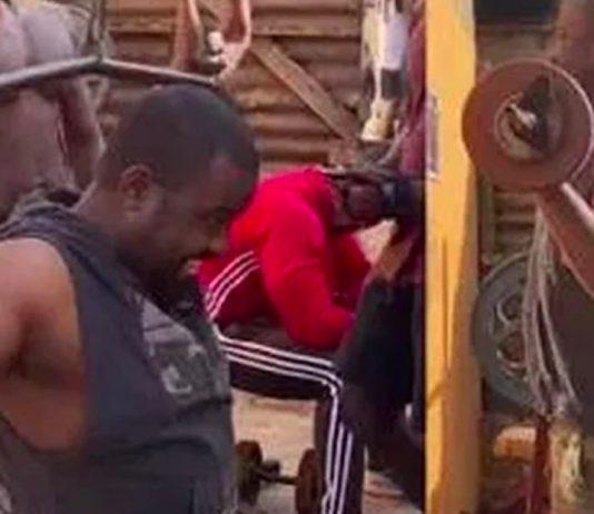 John Dumelo Builds Body With ‘Area Boys’ Ahead of Election 2020 John Dumelo