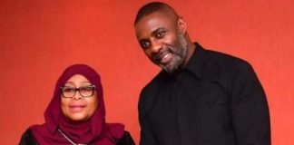 Idris Elba Plans to Establish a Movie Studio in Tanzania Samia Suluhu and Edris Elba