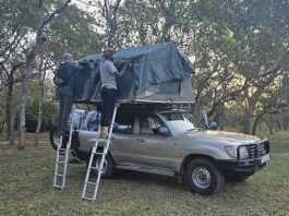 How can I easily rent a 4×4 Land Cruiser Camper in Uganda